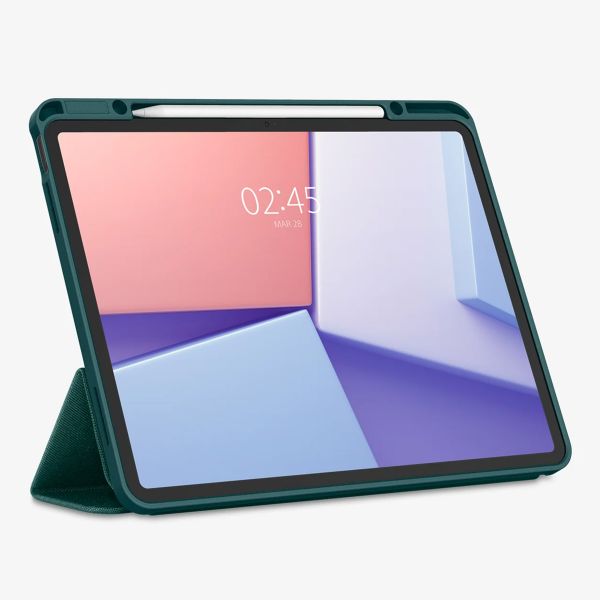 Spigen Coque tablette Urban Fit Apple iPad Air 11 pouces (2026) M4 / (2025) M3 / (2024) M2 / Air 5 (2022) / Air 4 (2020) - Midnight Green