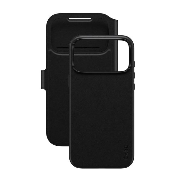 CARE by PanzerGlass Étui de télephone portefeuille Tango 2 en 1 avec MagSafe Apple iPhone 17 Pro Max - Black