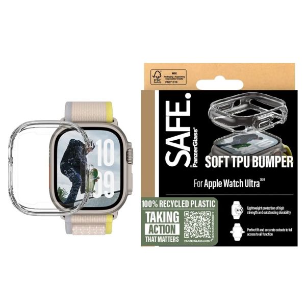 PanzerGlass Bumper Apple Watch Ultra / Ultra 2 / Ultra 3 - 49 mm - Transparent