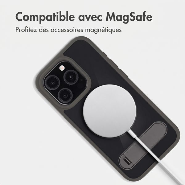 Accezz Coque arrière Hold avec MagSafe Apple iPhone 15 Pro - Grey