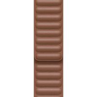Apple Bracelet Leather Link Apple Watch | 38/40/41/42 mm - Taille M/L - Saddle Brown