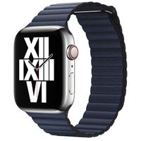 Apple Bracelet Leather Loop Apple Watch | 44/45/46/49 mm - Taille L - Diver Blue