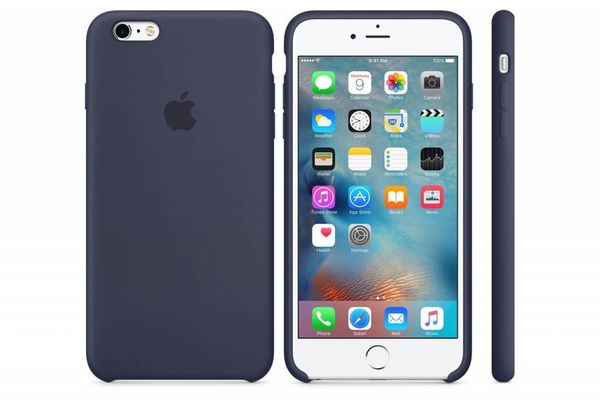 Apple Coque en silicone Apple iPhone 6(s) Plus - Midnight Blue