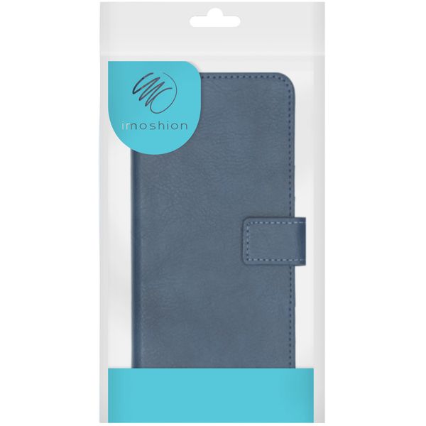 imoshion Étui de télephone portefeuille de luxe Motorola Moto G9 Plus - Bleu foncé