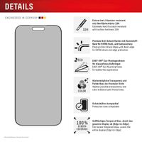Displex Protection d'écran en verre trempé Privacy Apple iPhone 17 Pro Max