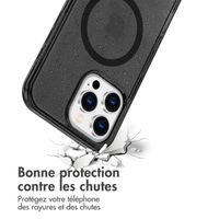 imoshion Coque Pailletée avec MagSafe Apple iPhone 16 Pro - Glitter Noir