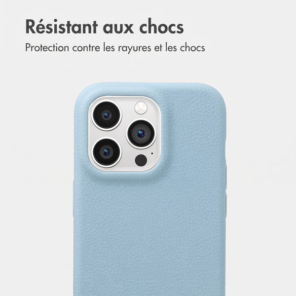 imoshion Coque arrière Texture Apple iPhone 14 Pro - Bleu clair