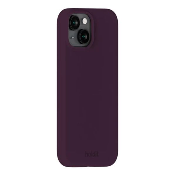 Holdit Coque Silicone Apple iPhone 15 - Deep Plum