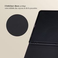 Selencia Coque tablette Sabi avec imprimé léopard Apple iPad Air 11 pouces (2026) M4 / (2025) M3 / (2024) M2 / Air 5 (2022) / Air 4 (2020) - Soft Ivory