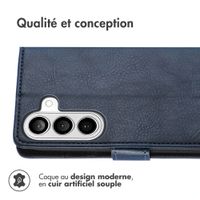 imoshion Étui de télephone portefeuille de luxe Samsung Galaxy S26 - Bleu foncé