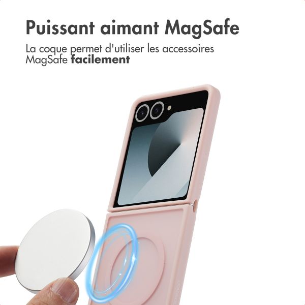 imoshion Coque Color Guard avec MagSafe Samsung Galaxy Z Flip 7 - Rose
