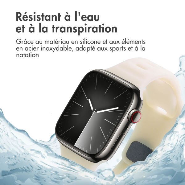 imoshion Bracelet Active Sport en silicone Apple Watch | 38/40/41/42 mm - Glow in the Dark