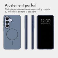 imoshion Coque arrière Color avec Thin MagSafe Ring Samsung Galaxy S26 - Bleu foncé