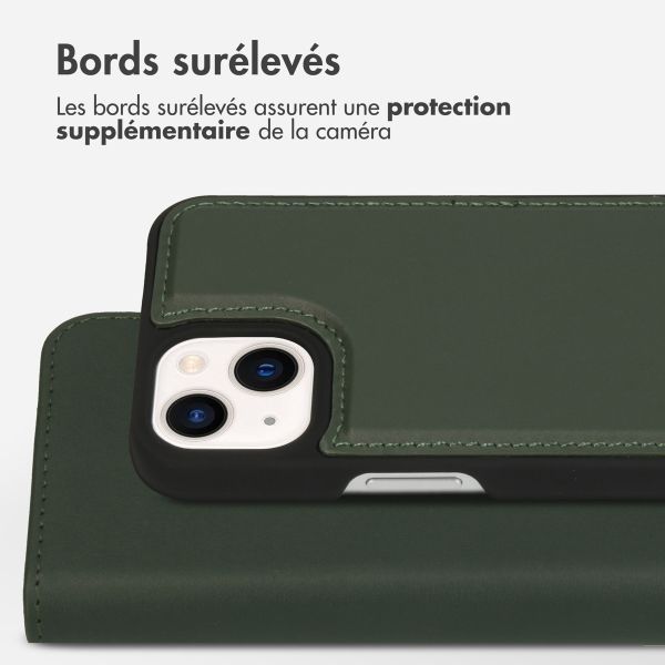 Accezz Premium Leather 2 in 1 Wallet Bookcase Apple iPhone 13 Mini - Vert