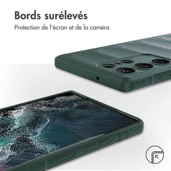 imoshion EasyGrip Backcover Samsung Galaxy S23 Ultra - Vert foncé