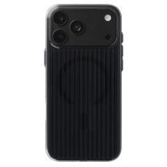 Accezz Coque arrière Lite avec MagSafe | Fluted | Apple iPhone 18 Pro Max / 17 Pro Max - Noir