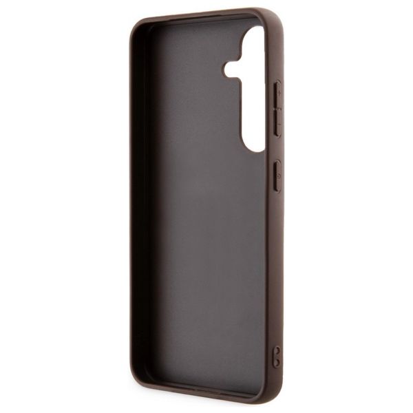 Guess Coque 4G Metal Logo Backcover Samsung Galaxy S24 Plus - Marron