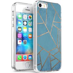 imoshion Coque Design Apple iPhone SE (2016) / 5 / 5s - Blue Graphic