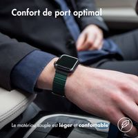 imoshion Bracelet en cuir magnétique Apple Watch | 38/40/41/42 mm - Vert