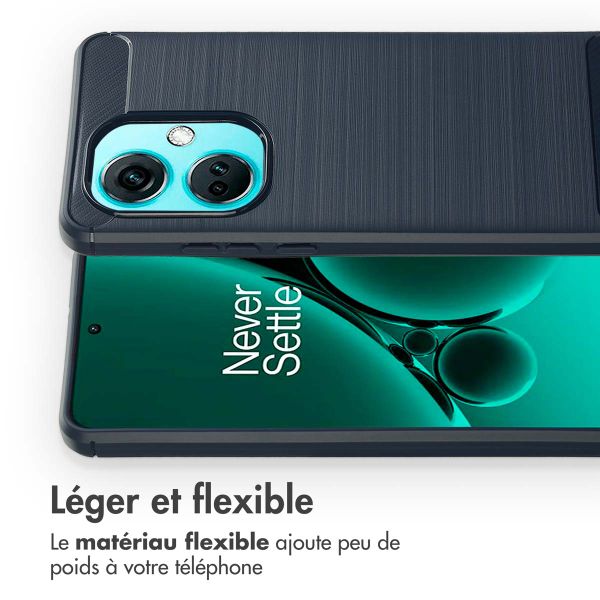 imoshion Coque Brushed OnePlus Nord CE 3 - Bleu foncé