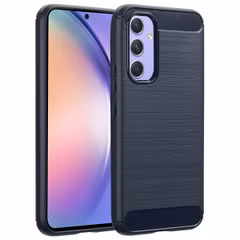 imoshion Coque Brushed Samsung Galaxy A54 (5G) - Bleu foncé