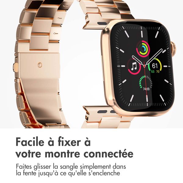 imoshion Bracelet acier Apple Watch | 44/45/46/49 mm - Rose Doré