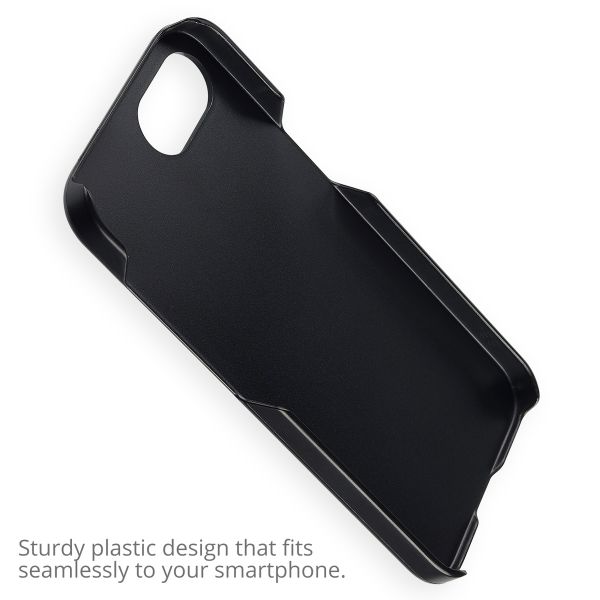 Concevez votre propre coque rigide Apple iPhone 17e / 16e - Noir