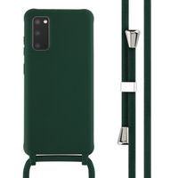 imoshion Coque en silicone avec cordon Samsung Galaxy S20 - Vert foncé