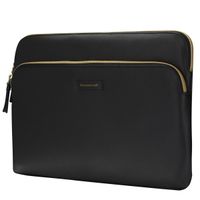 dbramante1928 ﻿Paris+ Sleeve - Pochette ordinateur 14 pouces - Cuir véritable - Apple MacBook Pro 14 pouces - Night Black