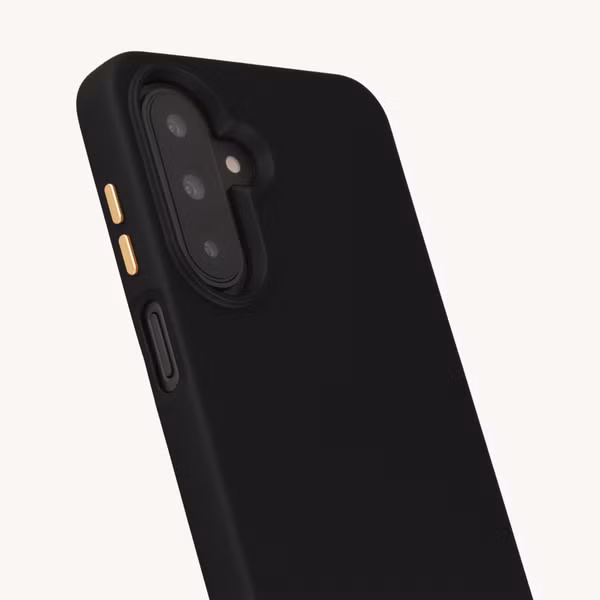 Selencia Coque arrière Rivièra avec MagSafe avec crochets amovibles Samsung Galaxy A17 (5G) / (4G) - Velvet Black