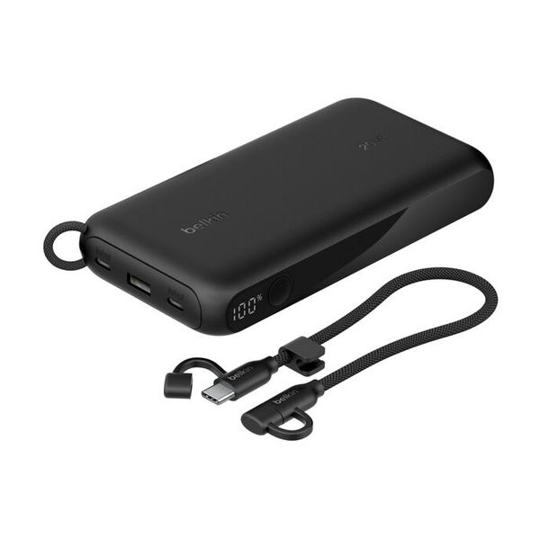 Belkin Batterie externe BoostCharge 10 000 mAh - avec écran - Noir