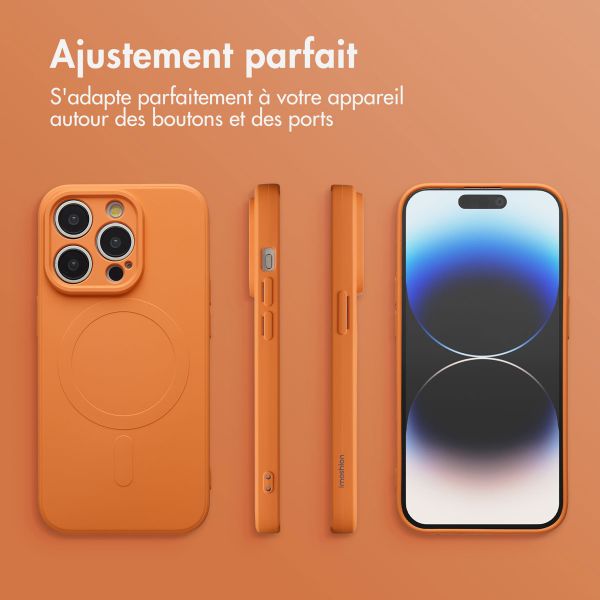 imoshion Coque Couleur avec MagSafe Apple iPhone 14 Pro - Orange