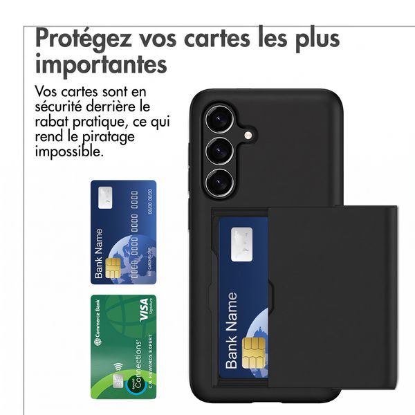imoshion Coque arrière avec porte-cartes Samsung Galaxy S26 FE - Noir