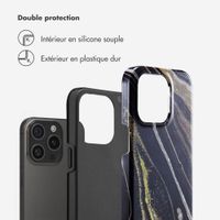 Selencia Coque arrière Vivid Apple iPhone 15 Pro - Chic Marble