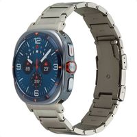 Accezz Bracelet en acier Titane mat Samsung Galaxy Watch Ultra (2024/2025) - Titanium