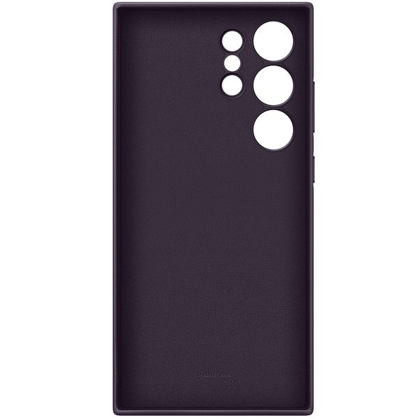 Samsung Coque originale en cuir vegan Samsung Galaxy S24 Ultra - Dark Violet