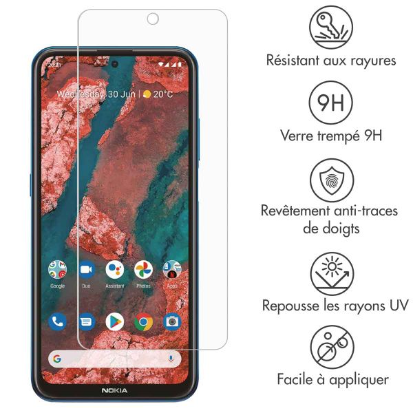Accezz Protection d'écran en verre trempé Nokia X10 / X20