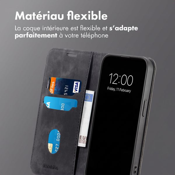 imoshion Étui de téléphone portefeuille Slim Xiaomi Redmi Note 17 Pro - Noir