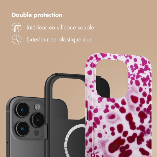 Selencia Coque arrière Vivid avec MagSafe Apple iPhone 15 Pro - Cosmic Orchid