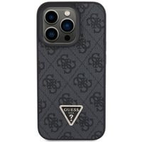 Guess Coque 4G Logo Triangle Strass Apple iPhone 15 Pro - Noir