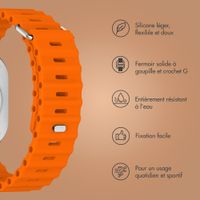 Accezz Bracelet Ocean Apple Watch | 44/45/46/49 mm - Orange