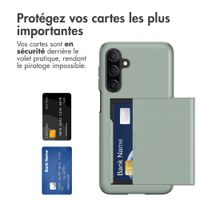 imoshion Coque arrière avec porte-cartes Samsung Galaxy A18 (4G) - Vert foncé