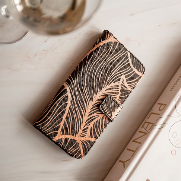 imoshion Design Softcase Bookcase Samsung Galaxy S21 Plus - Golden Leaves