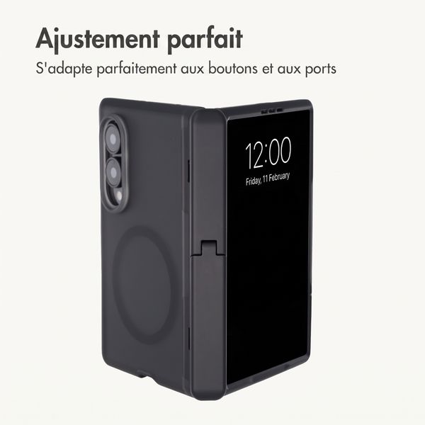 imoshion Color Guard avec MagSafe et support Samsung Galaxy Z Fold 8 - Noir