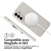 imoshion Coque Couleur avec MagSafe Samsung Galaxy A37 (5G) - Beige