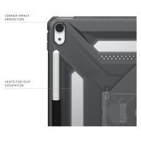 UAG Coque arrière Scout Plus avec support Scout Apple iPad Air 11 pouces (2026) M4 / (2025) M3 / (2024) M2 - Ash