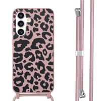 imoshion Coque design en silicone avec cordon Samsung Galaxy A16 - Animal Lila