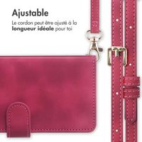 imoshion Etui de télephone portefeuille avec cordon Samsung Galaxy S24 FE - Rouge