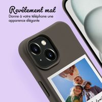 Coque Color MagSafe avec cordon amovible et photo et/ou texte personnalisés Apple iPhone 15 - Polaroid