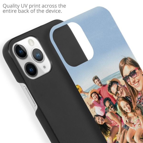 Concevez votre propre coque rigide Apple iPhone 12 (Pro) - Noir